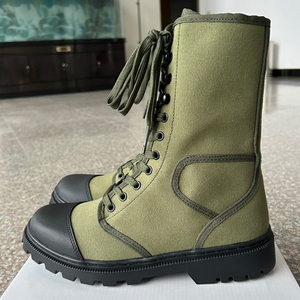 Botas Tácticas de Lona SF53 713 Verde Oliva, Duraderas, para Exteriores, para Todas las Temporadas, Calzado de Trabajo para Hombre - Product Image 1