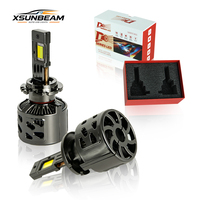 Phare de voiture LED tout-en-un tricolore série D D2S D4S, ampoule LED Xénon HID Canbus, design 1:1, lampe de voiture, éclairage automobile, Plug&Play 12V