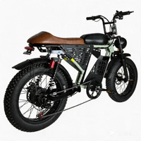Vélo électrique tout-terrain à vitesse variable avec batterie au lithium, moto électrique pour terrain montagneux et enneigé, véhicule à pneus larges