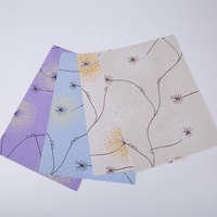 Rouleau de tissu polyester imprimé de pissenlit, 5 pièces, pour rideaux, stores à roulettes