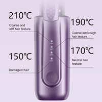 Nouveauté 2026 : Sèche-cheveux et lisseur électrique 2-en-1, de mouillé à sec, à air haute vitesse avec verrou de sécurité