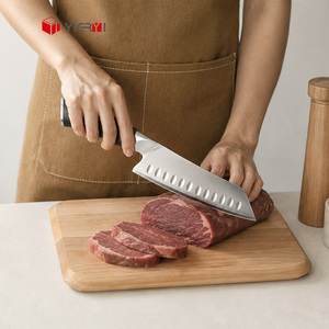Ensemble de 8 couteaux <span class=keywords><strong>japonais</strong></span> en acier inoxydable AUS10 à haute teneur en carbone, manche en bois d'ébène, <span class=keywords><strong>couteau</strong></span> de chef de cuisine avec support - Product Image 2
