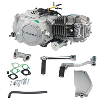 Moteur complet de moto YINXIANG 150cc, 4 vitesses, embrayage manuel, refroidissement par huile, démarrage électrique et au kick, pour moto tout-terrain, quad et VTT.