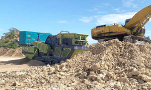 Concasseur à percussion sur chenilles portable 180 t/h pour le concassage de pierres et de calcaire, unité de concassage mobile, moteur, roulement, boîte de vitesses, cœur de l'installation à vendre - Product Image 6