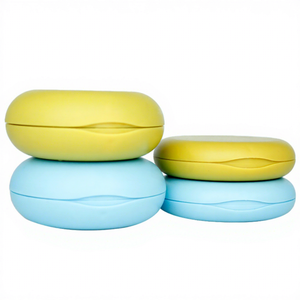 Scatola Dentale Igienica Rinforzata in TPE Grande e Rotonda OEM, Sicura per Casa e Viaggio, Accessorio Multiuso per Sbiancamento Dentale - Product Image 1