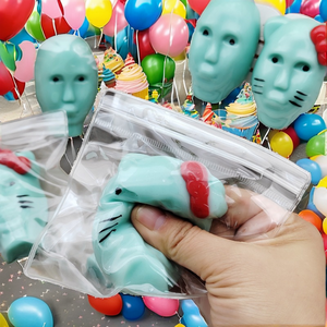 Juguete Blandito de TPR con Cabeza de Extraterrestre Verde, Divertido y Original, para Aliviar el Estrés, Regalo Creativo -Pop Pimples- para Niños y Adultos, Juguetes Blanditos Taba - Product Image 2