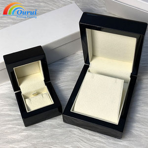 High-end Brand Set Square Leather Protective Jewelry <b>Box</b> Storage <b>for</b> <b>Bracelets</b> Rings Necklaces Jewelry <b>Gift</b> <b>Box</b> - Product Image 1