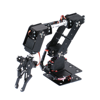 Kit de bras robotique 6DOF, bras robotique programmable, kit de robot programmable DIY (à l'exclusion du moteur de direction)