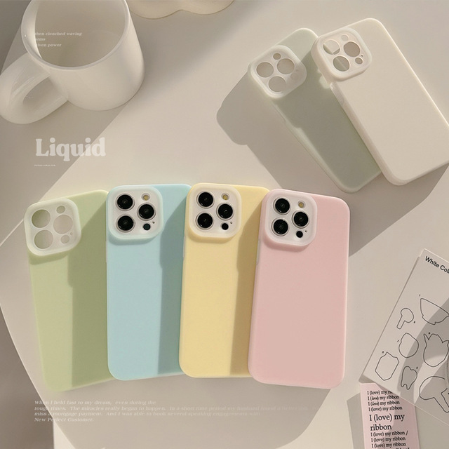 High-end Jelly Glossy Liquid Silicone Matte Skin Microfiber Inside Phone Case for iPhone 17 Air 16 15 Pro Max