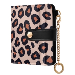 New Design Aloha Hawaii Custom Pink Leopard Print Small Pu Leather Cute <b>RFID</b> <b>Blocking</b> <b>Wallet</b> Card Holder Purse for Lady - Product Image 1