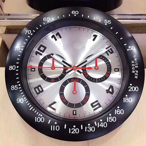 ساعات حائط حديثة معدنية كبيرة مزخرفة للمنزل مضيئة ساعة حائط ساعة حائط بتصميم زجاجي طراز الشمال كوارتز فن إبداعي - Product Image 3