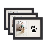 2025 Offre Spéciale Pop Pet Cadeau Chien Chat Pawprint Pet Souvenir Cadre Photo Avec Argile Empreinte Kit