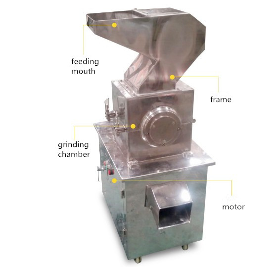 CSJ-120 Первичная измельчитель травы сухой гриб грубой из нержавеющей стали рыбьи кости измельчитель специй