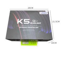 Ampoules de phares LED DILUSY pour voiture, 130W, double faisceau, lentille de projecteur, faisceau ultra-lumineux et focalisé, coupe de faisceau tangentiel, ajustement universel