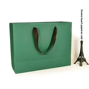 Sacchetti di carta con logo borsa personalizzata Kraft regalo Shopping <span class=keywords><strong>Boutique</strong></span> la tua confezione artigianale di <span class=keywords><strong>fiori</strong></span> di lusso per Goodie Dresses - Product Image 2