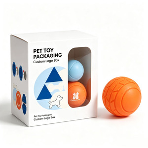 Boîte en carton pour jouets pour animaux de compagnie OEM, boîte cadeau en papier pliable, taille personnalisée, logo pour kit de jouets pour animaux de compagnie, emballage de vente au détail - Product Image 4