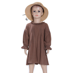 ชุดเดรสเด็กผู้หญิง RTS Linen ระบายอากาศได้ดี แขนระบาย  สำหรับเด็กอายุ 2-6 ปี พร้อมส่ง - Product Image 5