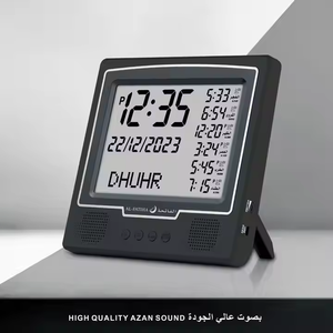 Relógio de oração muçulmano multifuncional-<span class=keywords><strong>Display</strong></span> digital de parede e mesa com alarme azan completo - Product Image 2