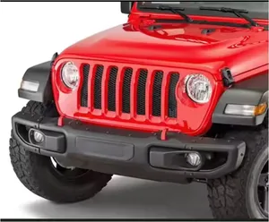 Exterior Accessories Car Body Parts Steel Front Bumper Guard With Corner For Jeep Wrangler JL 2018-2022