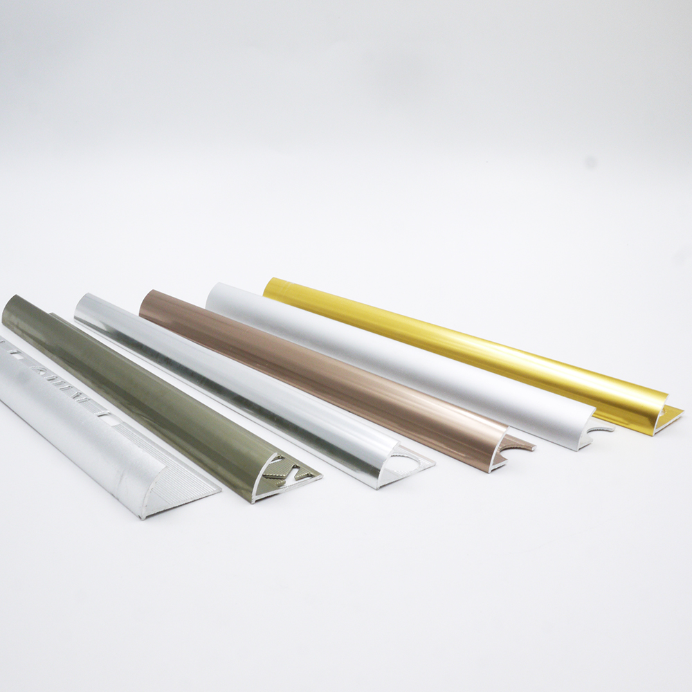 Oval shape carpet trim Ceramic Edge Protection Aluminium Tile Trim