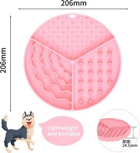 Silicone <b>Cat</b> Dog Licking <b>Mat</b> with Suction Cups Pet Feeding Lick <b>Mat</b> for Dogs Non Toxic Bpa Free Eco Friendly Slow Feeder <b>Mats</b> - Product Image 2