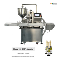 Machine de remplissage automatique à une buse pour crème cosmétique visage 20-500 ml avec pompe à engrenages servo pour pâtes