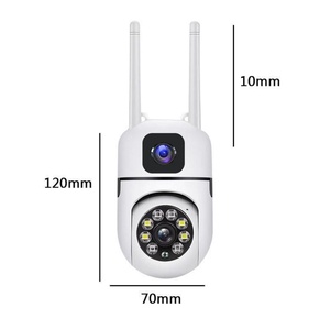 V380 Pro <b>Mini</b> Dual Lens Dual Screen 2K 6MP Outdoor Auto Tracking Security Surveillance Wireless PTZ WIFI HD IP <b>Camera</b> CCTV - Product Image 4