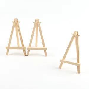 New Fashion Mini Wooden Tripod Easel For 20*20 cm Diamond Painting Children's Oil Painting Tabletop Display Stand Holder