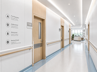 Panneau mural en PVC antibactérien pour hôpital, 1 mm, imperméable, ignifuge, pour portes, armoires et surfaces planes