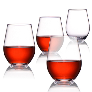 <span class=keywords><strong>Copas</strong></span> <span class=keywords><strong>de</strong></span> <span class=keywords><strong>Vino</strong></span> sin Tallo <span class=keywords><strong>de</strong></span> <span class=keywords><strong>Plástico</strong></span> Elegante con Base Resistente, 100% Tritan Irrompible, 460 ml, <span class=keywords><strong>para</strong></span> <span class=keywords><strong>Fiestas</strong></span> - Product Image 2