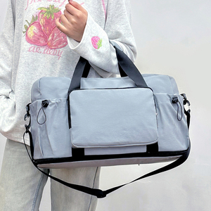 Sac de sport grande capacité, tendance et décontracté, avec séparation sec-humide, sac de gym simple et léger, sac de <span class=keywords><strong>voyage</strong></span> en nylon imperméable et durable - Product Image 2