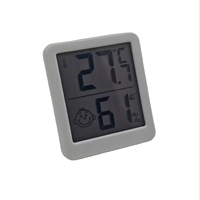 Mini Termohigrómetro Digital YZ6050 LCD, Medidor de Temperatura y Humedad Interior, Termómetro con Soporte Magnético, Indicador de Confort