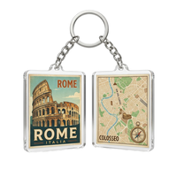 Produits les plus vendus, porte-clés en plastique acrylique de forme de dessin animé, design tendance, souvenir de baby shower