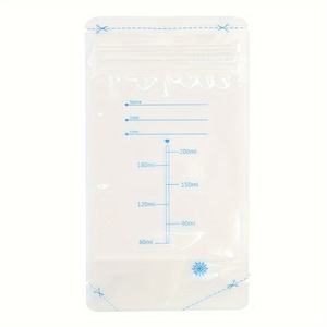 Sac à lait maternel en plastique isolé, à double fermeture éclair, étanche, résistant au froid, avec impression en gravure pour bébé - Product Image 5