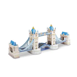 World architektur Gemini London Bridge 3d papier puzzle