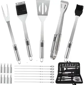Wholesale Outdoor Grill Accessories Stainless Steel Bbq Grill Tool Set Bbq Set Barbecue Tools