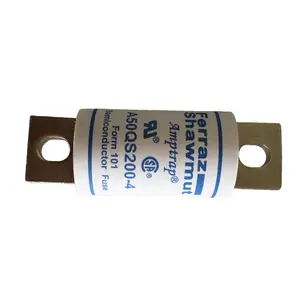 A50QS200-4 semiconductor protection fuses 200A 500V AC Fast Acting safety fuses