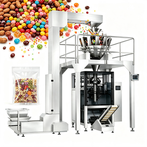 Máquina Automática de Alta Velocidad para Envasado Continuo en Bolsas, Máquina Vertical de Llenado y Sellado para Alimentos Inflados - Product Image 1