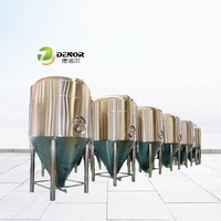 Système de brassage de bière domestique automatique 200L et 2000L avec cuve sous pression, haute productivité, capacité 5000L