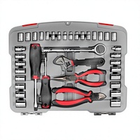 Juego de Herramientas de Reparación Automotriz Xi Meng, Llave de Tubo, Métrica e Imperial, Caja de Herramientas de Acero Inoxidable para Mantenimiento