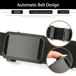 Vente en gros de <span class=keywords><strong>ceinture</strong></span> en tissu de nylon tissé pour hommes avec logo personnalisé <span class=keywords><strong>ceinture</strong></span> <span class=keywords><strong>tressée</strong></span> automatique à boucle pour dames - Product Image 5