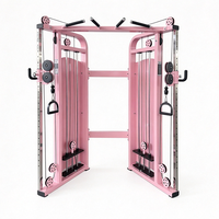 Machine de musculation à double poulie avec cadre en acier pour centre de fitness et équipement de sport