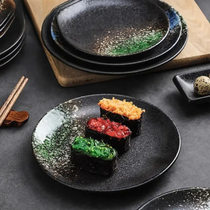 จานตื้นใช้กับเครื่องล้างจานทำมือเกรด8นิ้วดีไซน์จากญี่ปุ่นเป็นมิตรกับสิ่งแวดล้อมสำหรับใช้กับอาหารตะวันตกและงานปาร์ตี้ - Product Image 3