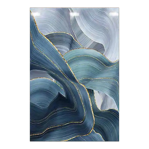 Tùy chỉnh Háo Hức nghệ thuật chất lượng cao handmade trừu tượng kết cấu Acrylic bức tranh vải vàng lá vải tường nghệ thuật sơn dầu - Product Image 1