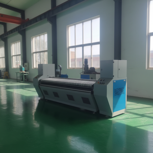 เครื่องจักรเสริมสำหรับธุรกิจซักรีดอุตสาหกรรม เครื่องป้อนผ้าปูที่นอนขนาด 3300 มม. - Product Image 1