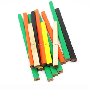 Crayon de charpentier carré HB multicolores avec logo personnalisé pour l'utilisation de marqueurs de construction en ciment - Product Image 1