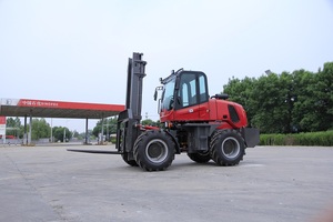 Carretilla elevadora para terreno rugoso de 3,5 toneladas con dirección trasera <span class=keywords><strong>4WD</strong></span>, opciones de 4 toneladas y 5 toneladas para la construcción de almacenes agrícolas, accesorios opcionales - Product Image 3