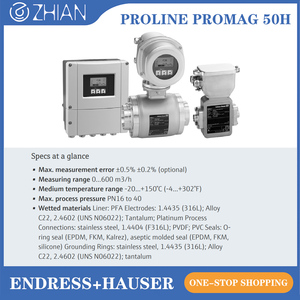 เครื่องวัดอัตราการไหลแบบสุขภัณฑ์ Endress Hauser E+H Promag 50H ของแท้ 100% สำหรับเบียร์ ไวน์ นม ยา มีสินค้าในสต็อก - Product Image 6