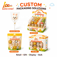 Halloween Marshmallow Gummy Halal Groothandel Op Maat Gemaakte Producent Heksenvormige Lollipop Snoepfabriek Verpakt Bulk Cartoon Snoepjes