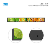 Affichage numérique LCD ultra large étiré pour les magasins de détail et les promotions de produits